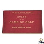 1884 North Berwick New Club Rules Booklet 