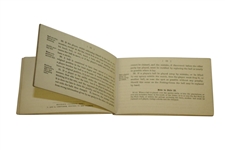 1884 North Berwick New Club Rules Booklet 