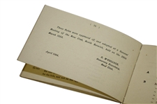 1884 North Berwick New Club Rules Booklet 