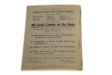 1898 Glasgow & South Western Railway Golfing Resorts Notes Booklet - 'Far & Sure'