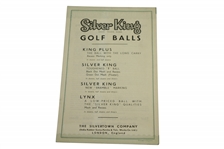 Silver King Bramble Color Golf Ball Brochure Advertisement