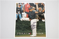 David Duval & Ernie Els Signed 2001 Open Championship Royal Lytham & St Annes Flags w/ Pictures JSA ALOA