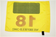 Ernie Els Signed 2002 Open Championship Muirfield Flags w/ Runner Ups JSA ALOA