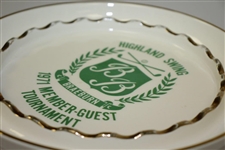 1971 Highland Swing Brae Burn Member-Guest Tournament Ashtray w/ Original Box