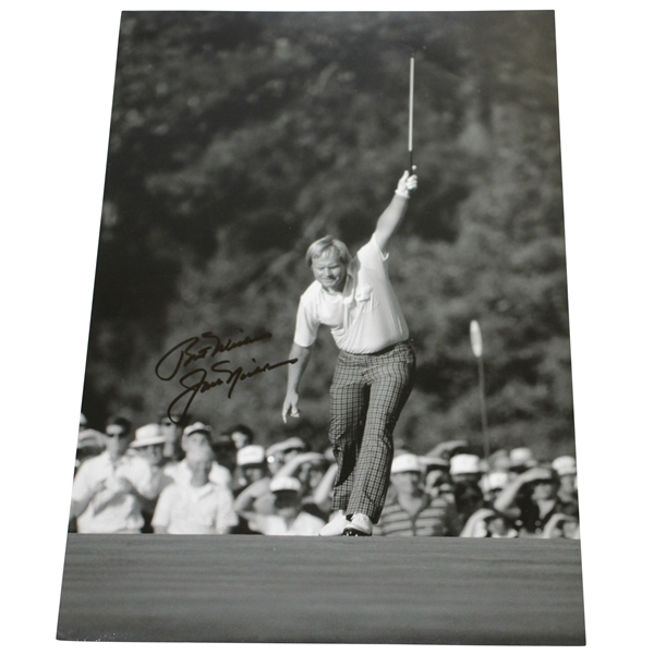 Jack Nicklaus Signed 1986 Masters Putter Photo JSA ALOA
