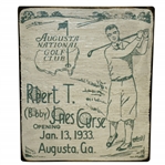 Augusta National Golf Club Opening Day Sign Designed From Original in 1933 - Bobby Jones
