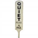 2019 PGA Championship Bethpage Black Quiet Please Wooden Replica Sign - Koepka Wins