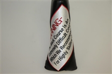 2019 PGA Championship Bethpage Black Warning Sign Putter Cover - Koepka Win