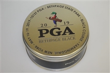2019 PGA Championship Bethpage Black Titleist Logo Ball Set w/ Sharpie Tin - Koepka Win