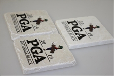 2019 PGA Championship Bethpage Coasters Set - Koepka Win