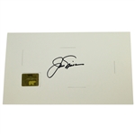 Jack Nicklaus Signed Card with Personal Golden Bear Hologram #00030