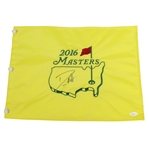 Danny Willett Signed 2016 Masters Embroidered Flag JSA #P67597