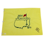 Bubba Watson Signed 2014 Masters Embroidered Flag JSA #L57658