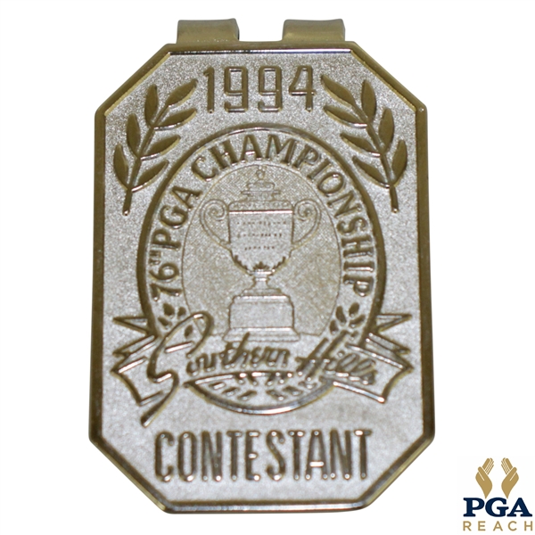 1994 PGA Championship at Southern Hills Contestant Badge - Nick Price Winner