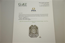 1994 PGA Championship at Southern Hills Contestant Badge - Nick Price Winner