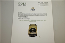 1995 PGA Championship at Southern Hills Contestant Badge - Steve Elkington Winner