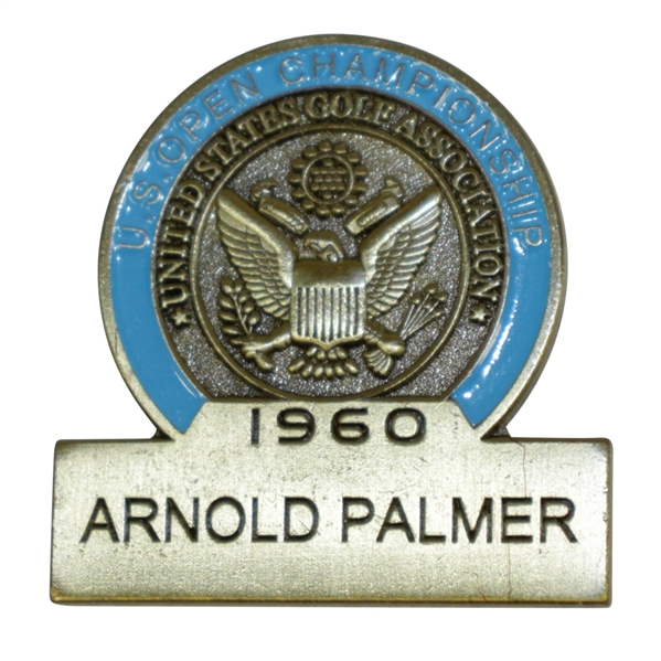 Arnold Palmer 1960 US Open Commemorative Contestant Badge - 2017 US Open Limited!