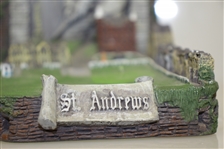 St Andrews Young Tom Morris & Old Course St. Andrews R&A Sculpture Bookend