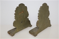 Classic Bobby Jones Cast Iron Bookends by A.C. Williams