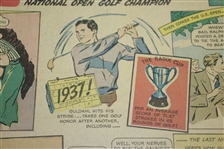 1937 Ralph Guldahl Camel Cigarette Comic Strip Advertisement - US Open