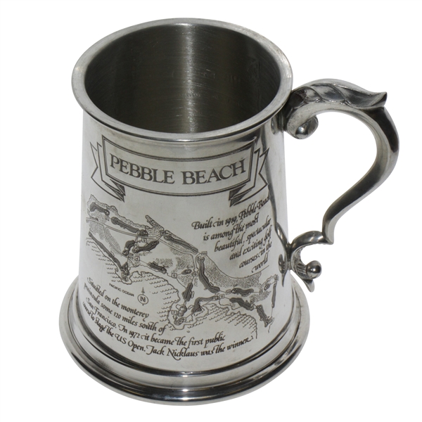 Pebble Beach Pewter Golf Tankard - Made in England