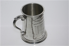 Pebble Beach Pewter Golf Tankard - Made in England