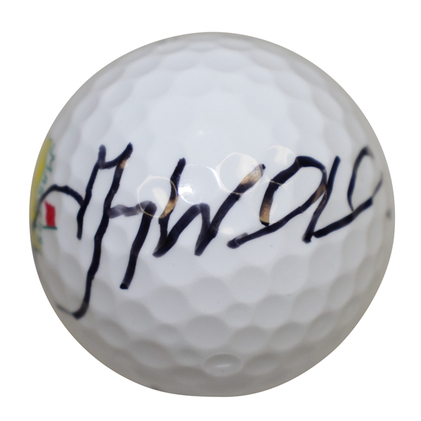 Gary Woodland Signed Titleist Masters Logo Ball JSA ALOA