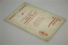 1953 Open Championship at Carnoustie Program - Wed & Thurs - Ben Hogan Winner