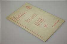 1954 Open Championship at Royal Birkdale Thursday Program - Peter Thomson Winner