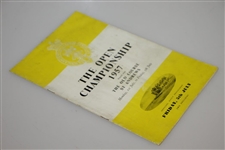 1957 Open Championship at St. Andrews Friday Program - Bobby Locke Winner