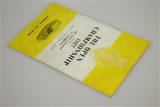 1957 Open Championship at St. Andrews Friday Program - Bobby Locke Winner