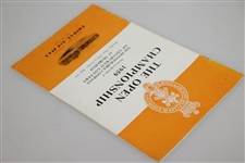 1959 Open Championship at Muirfield Friday Program - Gary Player Win