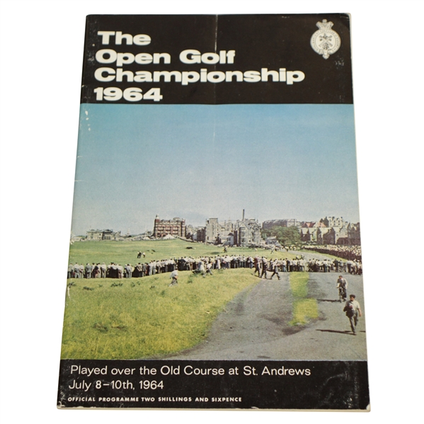 1964 Open Championship at St. Andrews Program - Tony Lema Winner