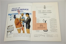 1964 Open Championship at St. Andrews Program - Tony Lema Winner