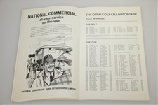 1964 Open Championship at St. Andrews Program - Tony Lema Winner