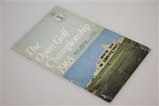 Jack Nicklaus Signed 1965 Open Championship at Royal Birkdale Program w/ Draw Sheet JSA ALOA