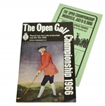 1966 Open Championship at Muirfield Program & Draw Sheet  - Nicklaus 1st Open Win