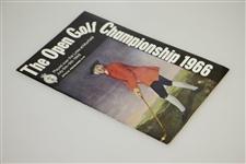 1966 Open Championship at Muirfield Program & Draw Sheet  - Nicklaus 1st Open Win