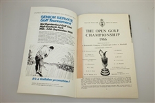 1966 Open Championship at Muirfield Program & Draw Sheet  - Nicklaus 1st Open Win