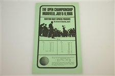 1966 Open Championship at Muirfield Program & Draw Sheet  - Nicklaus 1st Open Win