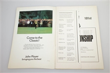 1971, 1972 & 1973 Open Championship Programs - Trevino & Weiskopf Wins