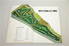 1969 Open Championship at Royal Lytham & St. Annes Program & Draw Sheet - Jacklin Win