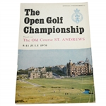 1970 Open Championship at St. Andrews Program - Nicklaus 2nd Open Win