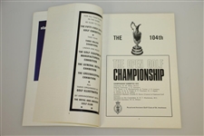1974, 1975, 1976 & 1980 Open Championship Programs - Player, Watson & Miller Wins