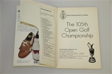 1974, 1975, 1976 & 1980 Open Championship Programs - Player, Watson & Miller Wins