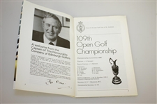 1974, 1975, 1976 & 1980 Open Championship Programs - Player, Watson & Miller Wins