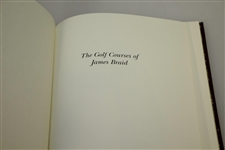 The Golf Courses of James Braid Ltd Edition 21/75 Signed by Author John F. Moreton