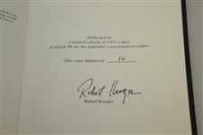 The Golf Courses of Tom Morris Ltd Ed Signed by Author Robert Kroeger - Hand Numbered 10/50