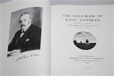 The Golf Book of East Lothian by John Kerr Ltd Ed w/ Slip Case - Signed by Thomas Wilson 