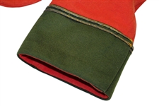 Time-Period British Style Red Golf Club Waistcoat w/ 'M' Stitching on Collar - Ladies Cut
